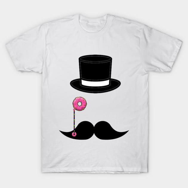 Donut Monocle T-Shirt by MidniteSnackTees